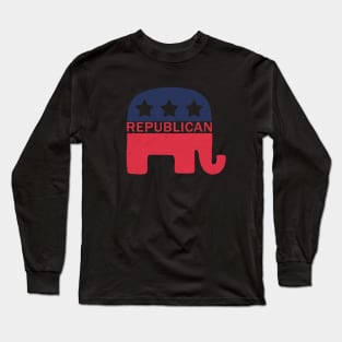 Republican Elephant Long Sleeve T-Shirt